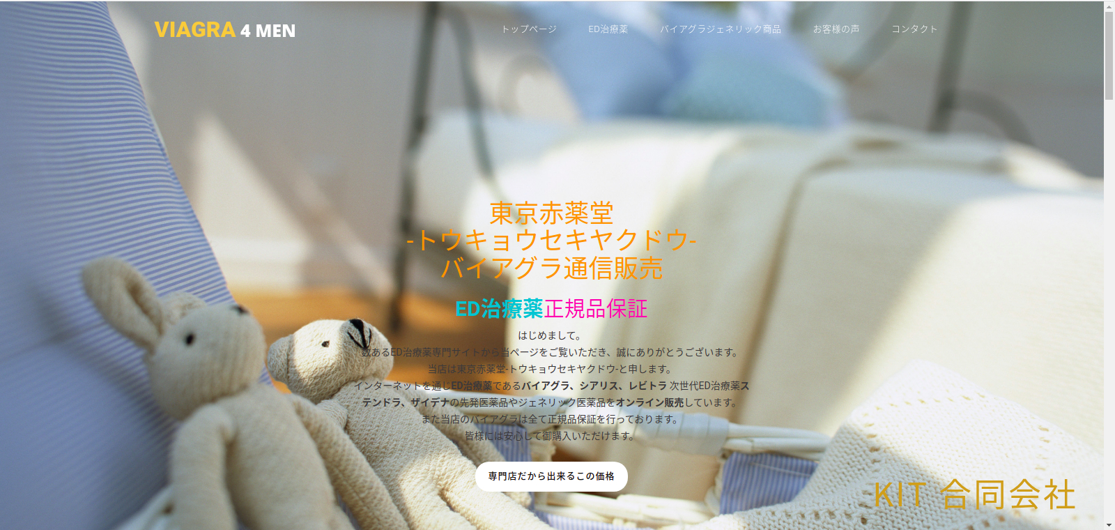 東京赤薬堂様 特設WEBサイト制作